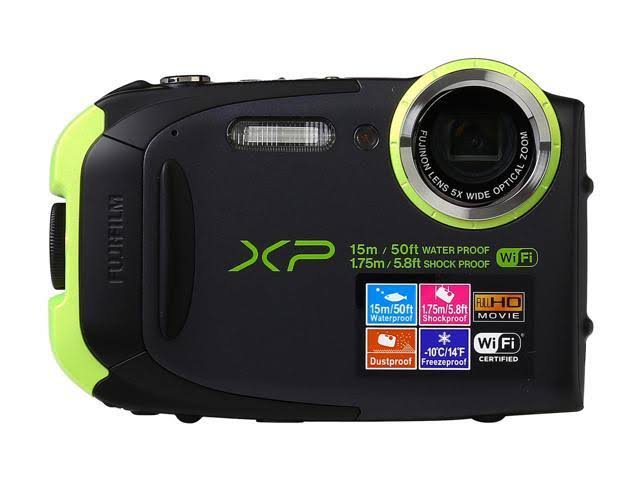 Fujifilm FinePix XP80 16.4 MP Compact Digital Camera - Graphite black