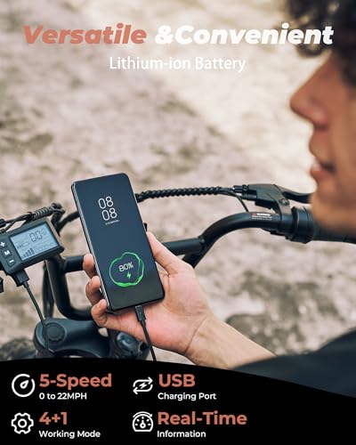 Electric Bike for Adults,Peak 1000W/1500W Motor,20/28MPH 55-150Mile ebikes for Adults with 10.4AH/13AH/26AH Battery