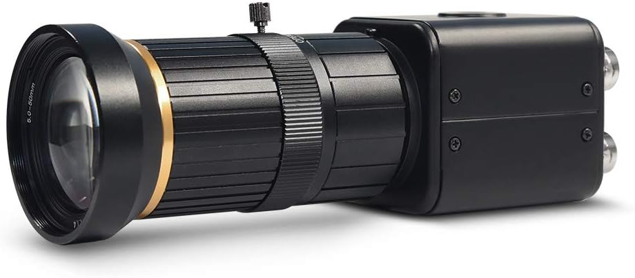 MOKOSE SDI Camera, HD-SDI 2 MP 1080P HD Digital CCTV Security Camera, 1/2.8 High Sensitivity Sensor CMOS with 5-50mm Manual Varifocal HD Lens