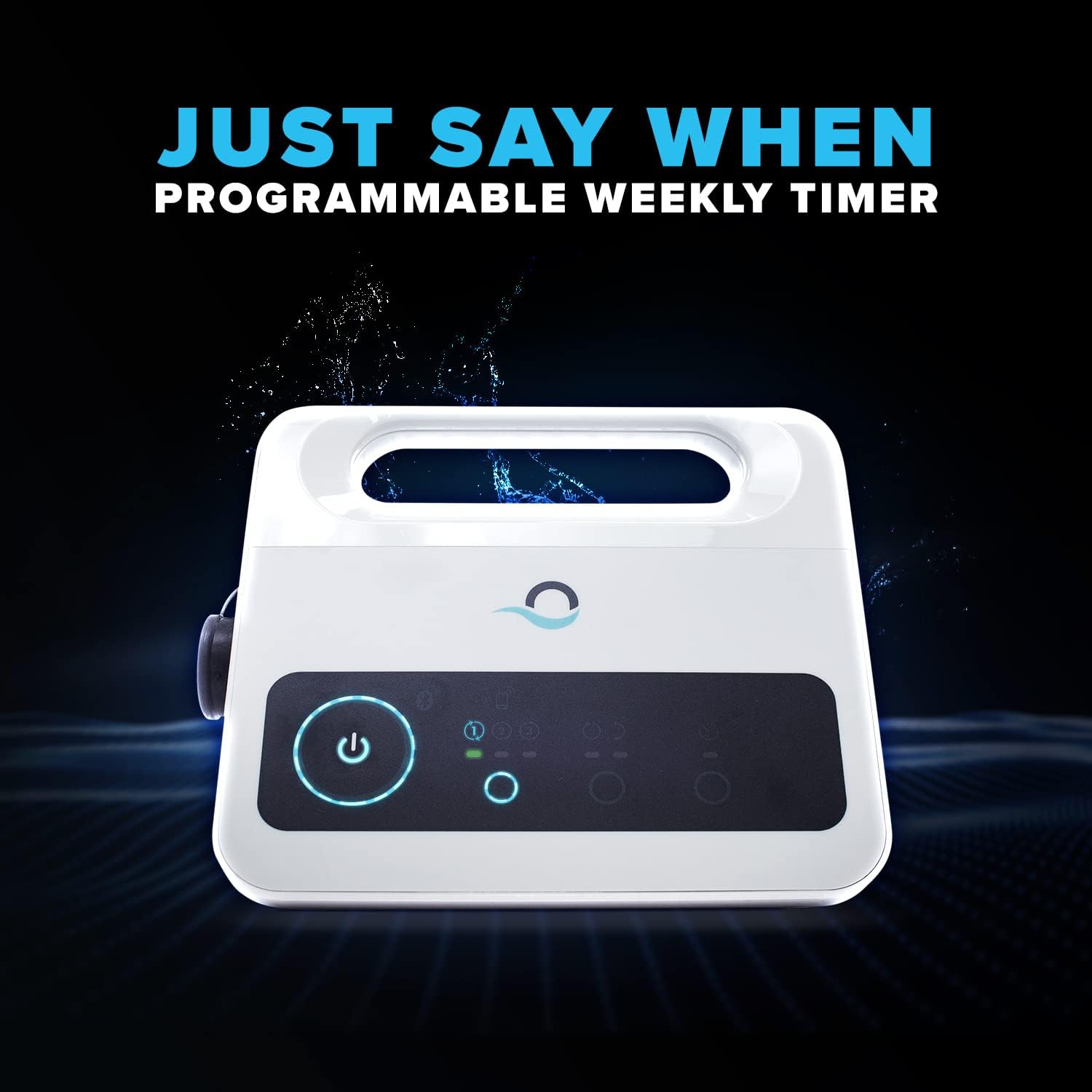 Dolphin Quantum Robotic Pool Cleaner (2024 Model) — Oversized Ultra-Fine and Standard Filter Bin, Weekly Timer, Anti-Tangle Swivel
