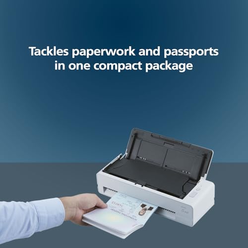 RICOH fi-800R Ultra-Compact, Color Duplex Document Scanner with Dual Auto Document Feeders (ADF)