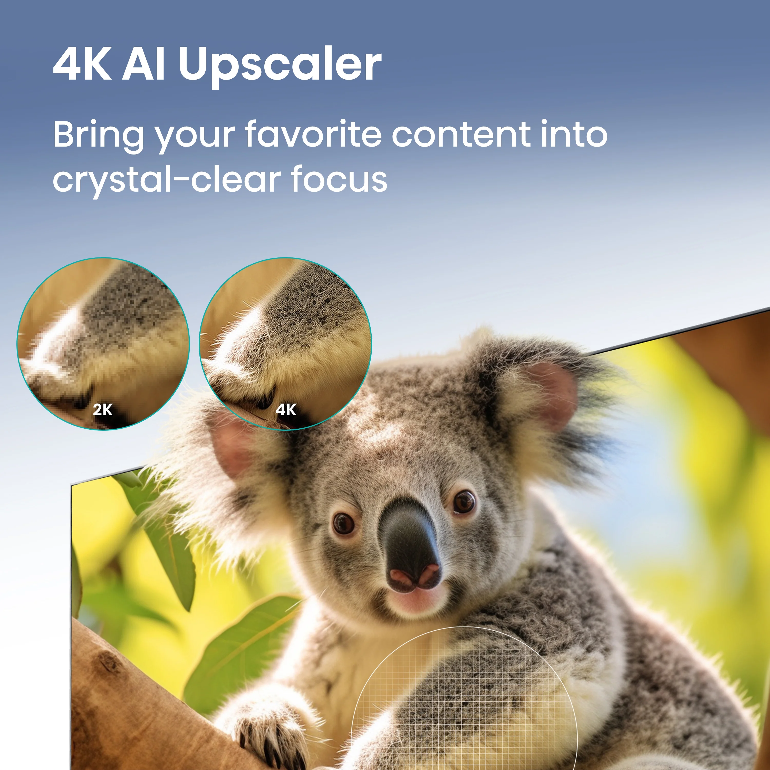 Hisense 65-Inch Class A6 Series 4K UHD Google Smart TV (65A6N, 2024 Model) - 4K AI Upscaler, Game Mode Plus, Voice Remote, DTS Virtual:X technology