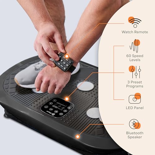 Lifepro Vibration Plate Machines – Full Body Workout, Recovery & Lymphatic Drainage with 4D Motion, Silent Operation, Joint Support