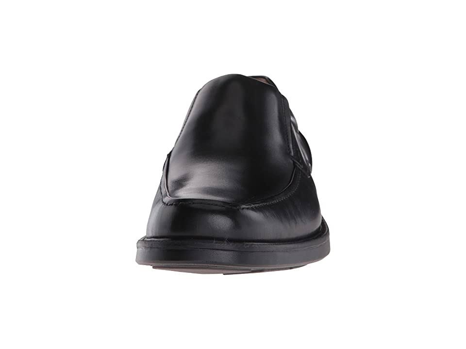 Johnston u0026 Murphy Men&s Stanton Moc Venetian, Black Waterproof Calfskin Size: 12 M
