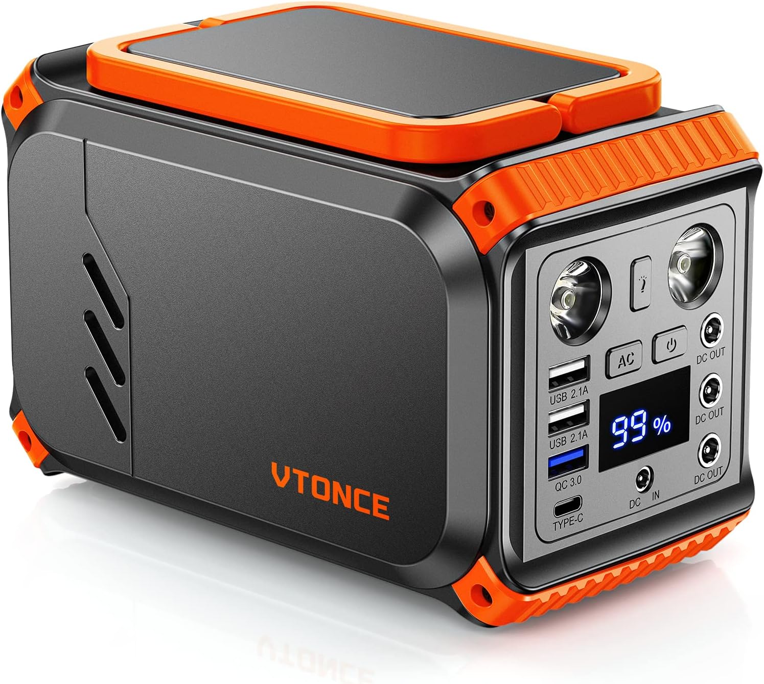 200W Portable Power Station, VTONCE 178Wh/48000mAh Backup Lithium Battery