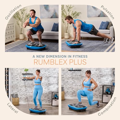 Lifepro Vibration Plate Machines – Full Body Workout, Recovery & Lymphatic Drainage with 4D Motion, Silent Operation, Joint Support