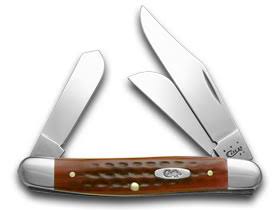 Case Pocket Worn Old Red Bone Stockman
