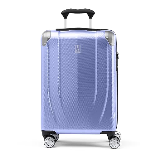 Travelpro Pathways 3 Hardside Expandable Luggage, 8 Spinner Wheels, Lightweight Hard Shell Suitcase, Carry On 21 Inch, Black Knight