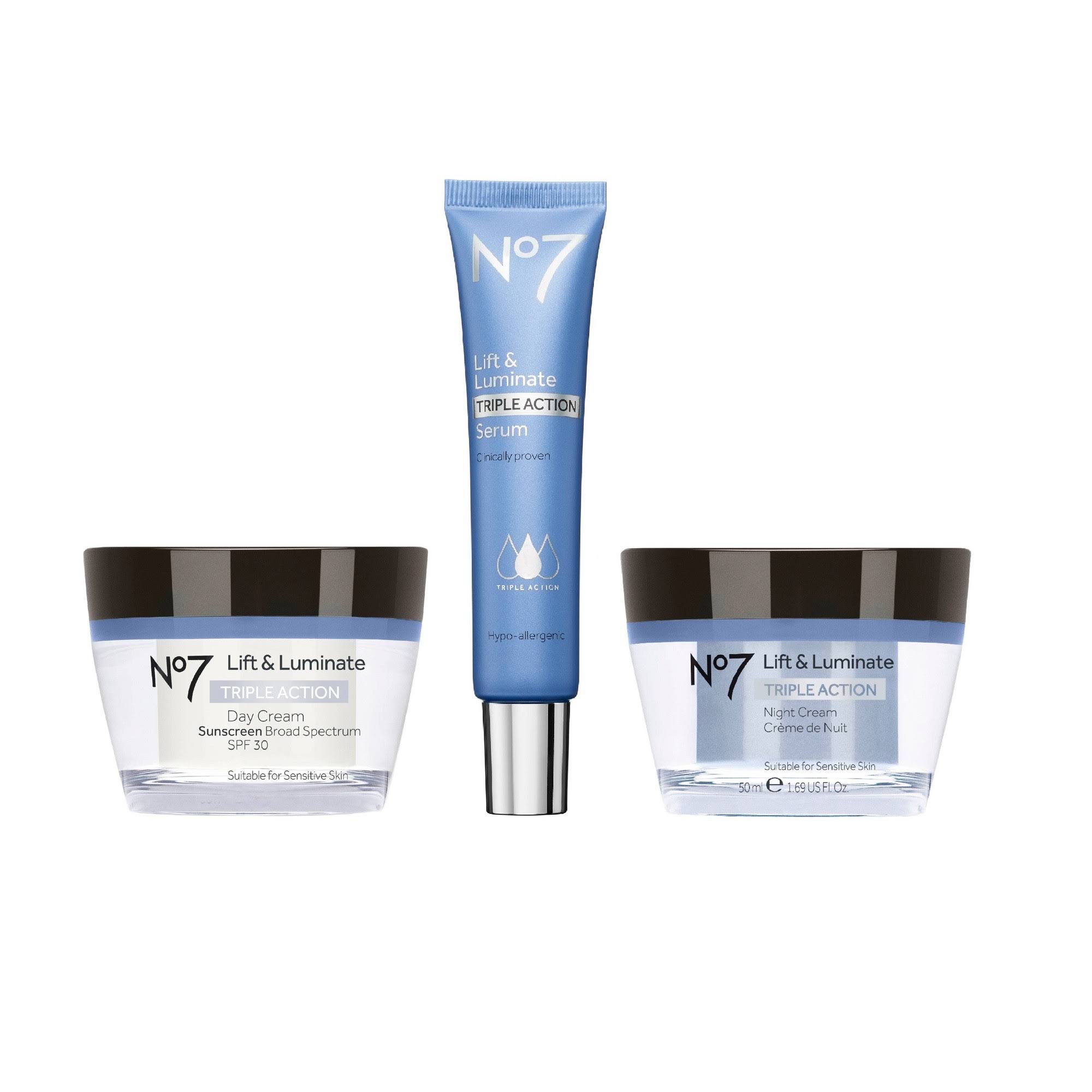 No7 Skincare System, Anti-Ageing, Lift u0026 Luminate Triple Action