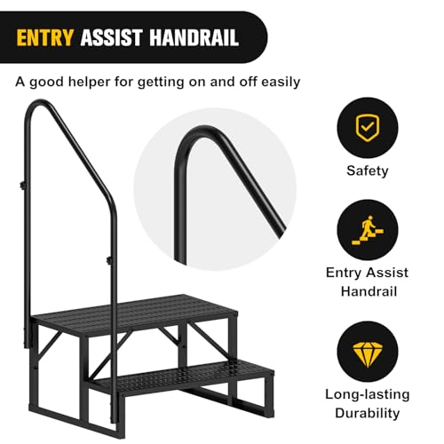 Nilight RV Steps with Handrail