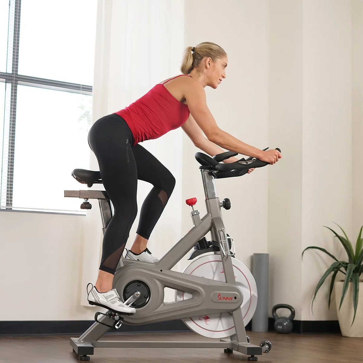 Sunny Health & Fitness Synergy Pro Magnetic Indoor Cycling Bike - SF-B1851