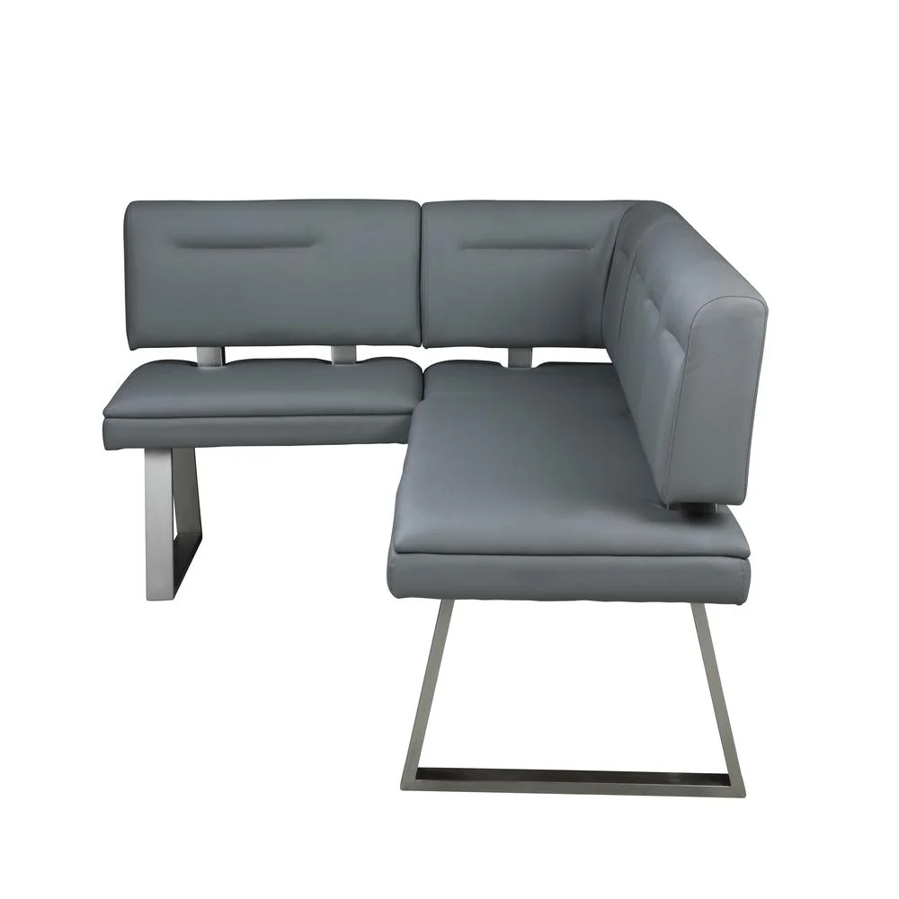 Tufted Reversible Nook in Gray