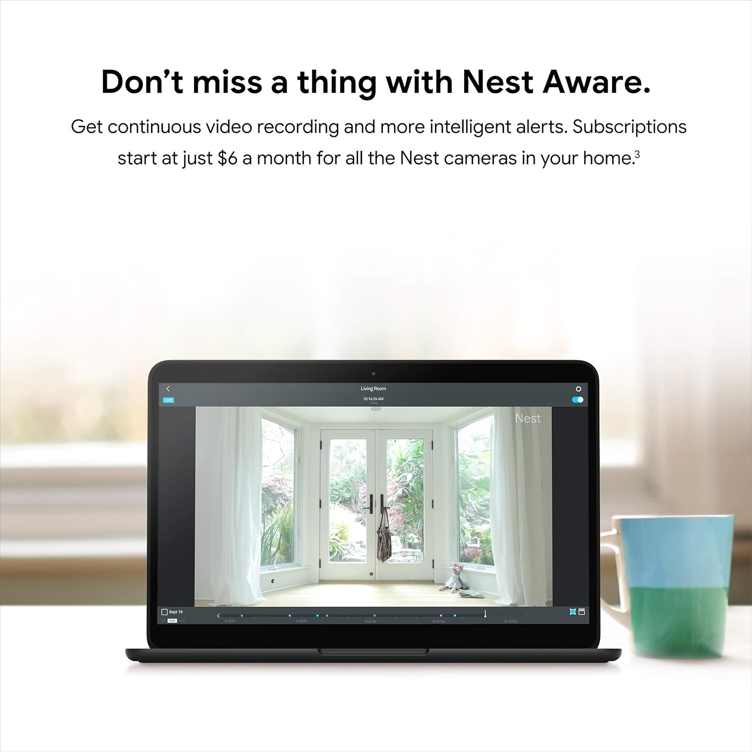 Google Nest Cam Indoor - 1st Generation - Wired Indoor Camera - Control with Your Phone and Get Mobile Alerts
