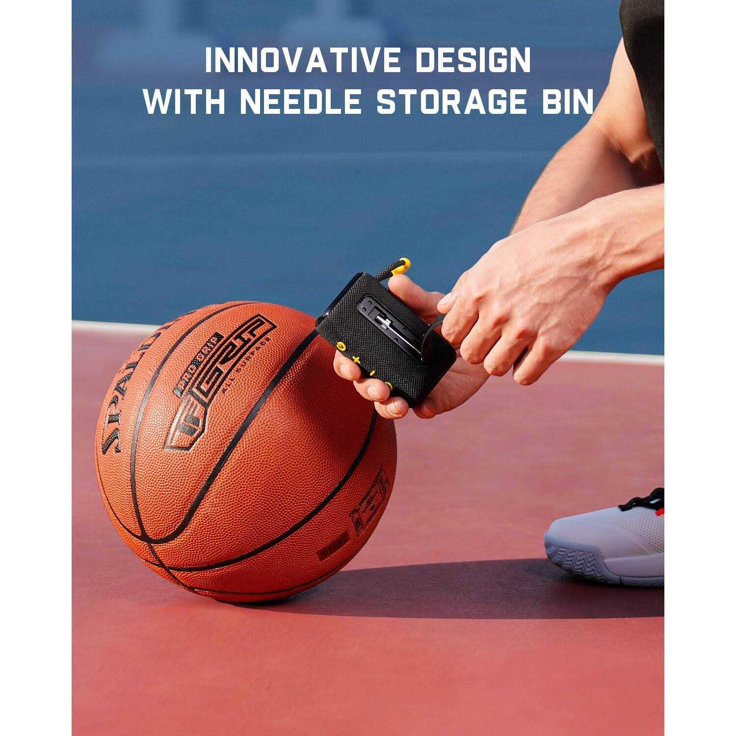 Fanttik X8/X9 Nano Electric Ball Pump for Sports Balls, Portable Fast Inflation with Precise Pressure Gauge and LED Display