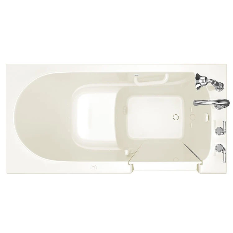 3060 Series 30"W x 60"L Gelcoat Walk-In Air Spa Bathtub with Right-Hand Drain/Faucet