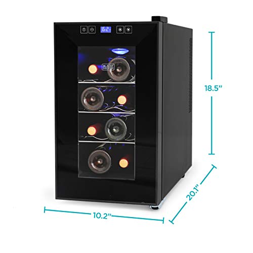 BLACK+DECKER 6 Bottle Wine Fridge