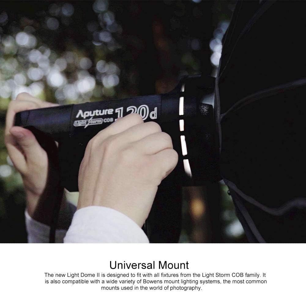 Aputure Light Dome Mini II for Aputure Studio Strobe Light LED Storm 300D C120 120D Mark 2 120T