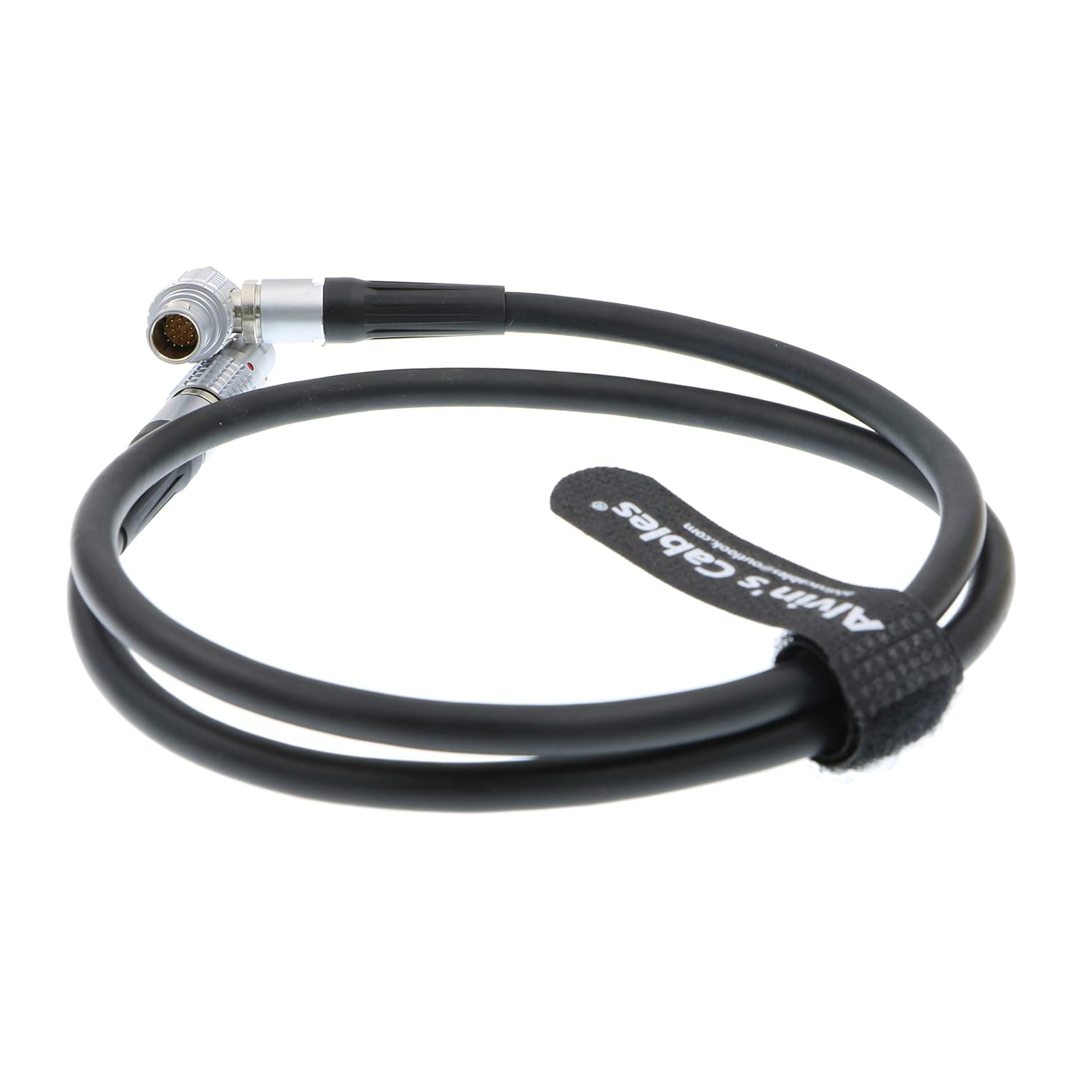 Alvin's Cables 16 Pin Super Flexible Thin LCD EVF Cable for Red Epic Right Angle to Straight