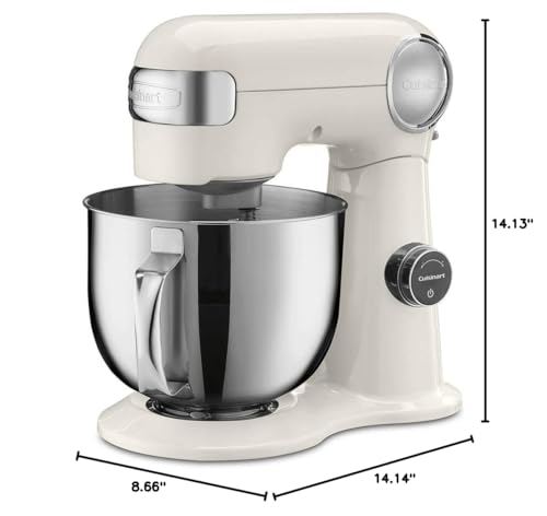 Cuisinart SMD-50BC Precision Pro 5.5-Quart Digital Stand Mixer With 12-Speeds, 3 Preprogrammed Food Prep Settings, Mixing Bowl, Whisk