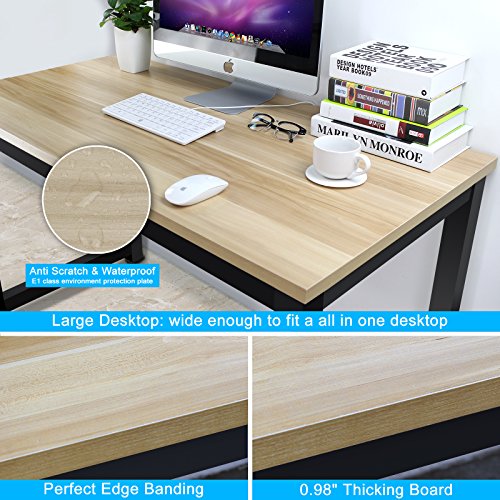 Tribesigns Modern Computer Desk, 63 x 31.5 inch Large Executive Office Desk Computer Table Study Writing Desk Workstation for Home Office