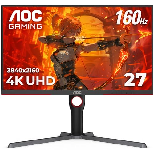 AOC C27G2Z 27" Curved Frameless Ultra-Fast Gaming Monitor, FHD 1080p, 0.5ms 240Hz, FreeSync, 2x HDMI 2.0, 1x Display Port, Height Adjustable