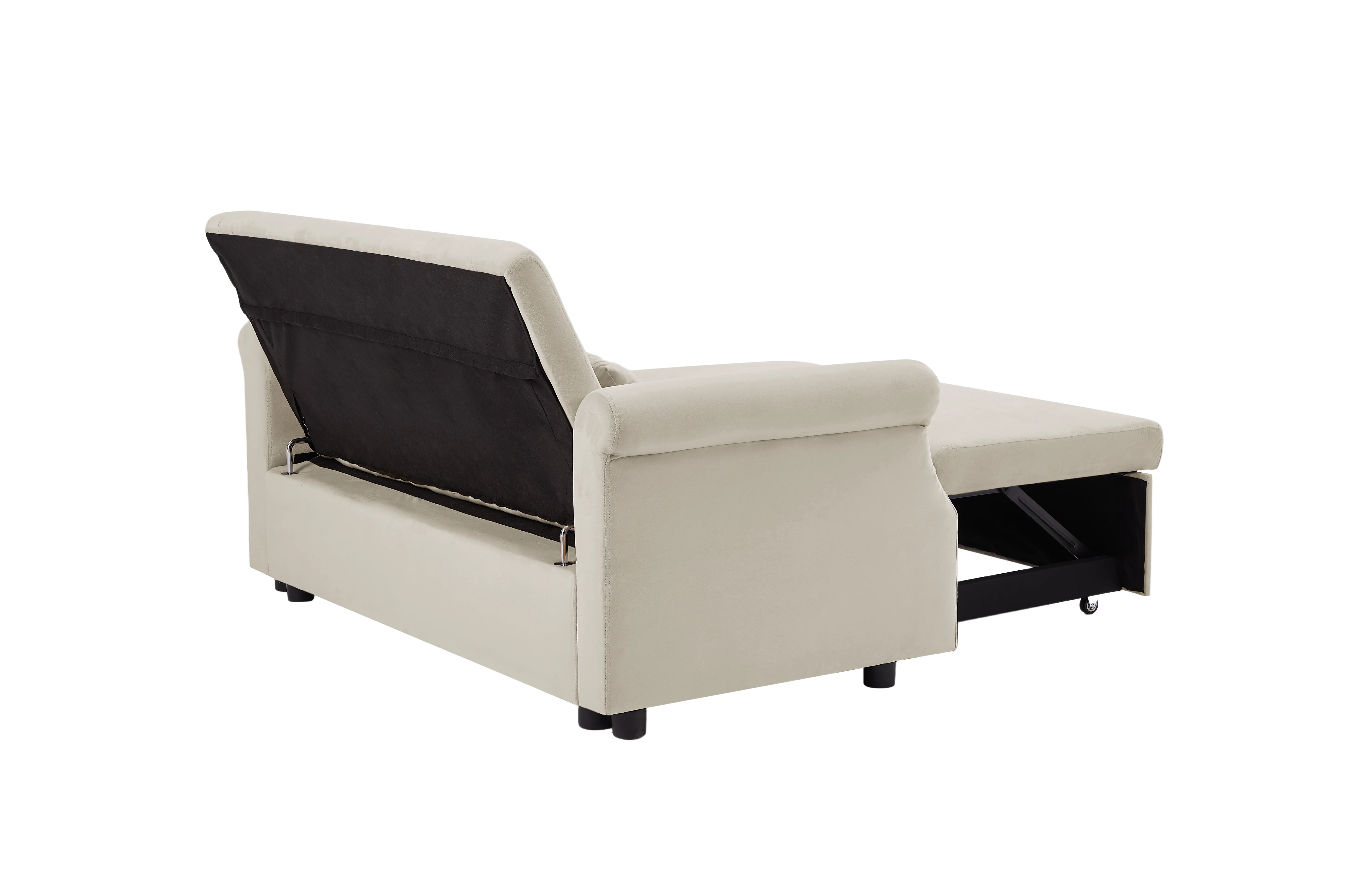 Modern Pull Out Convertible Sleeper Sofa Bed
