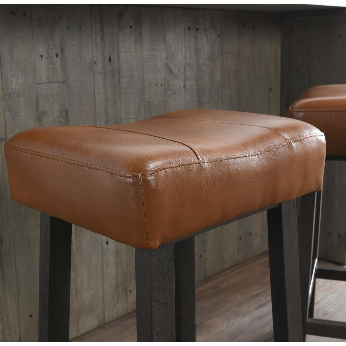 Kosas Home Lauri Backless Counterstool 26x22 Camel Beige