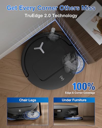 ECOVACS DEEBOT T50 MAX PRO Omni Robot Vacuum and Mop, 18,500Pa Suction, 18mm Auto-Lift, ZeroTangle &TruEdge 2.0, AIVI 3.0 Obstacle Avoidance