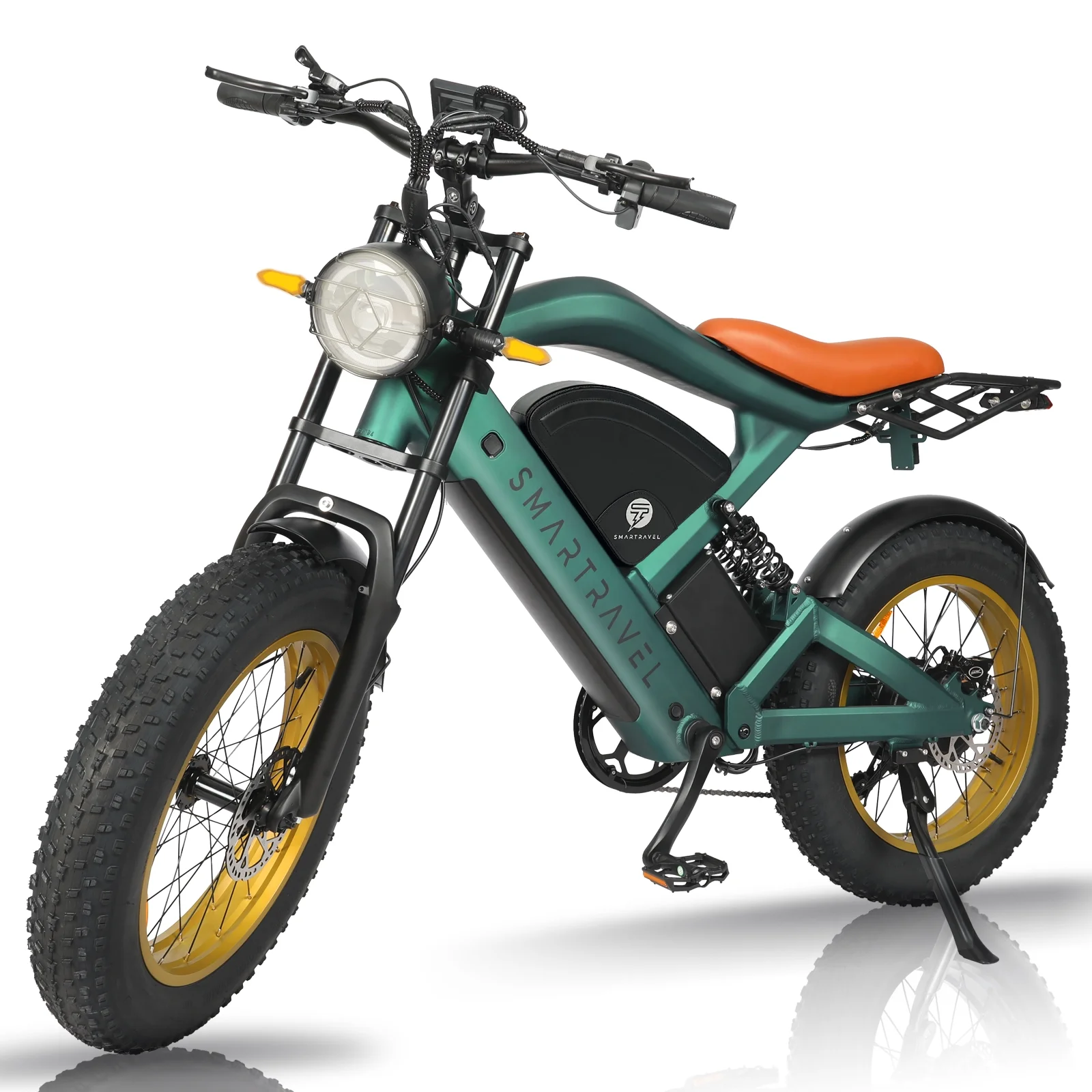 Electric Bike for Adults,80NM Torque Brushless Motor,48V/20Ah Removable UL&GCC Certification Battery,GPS and APP Control Ebike,20"*4.0 Fat Tire
