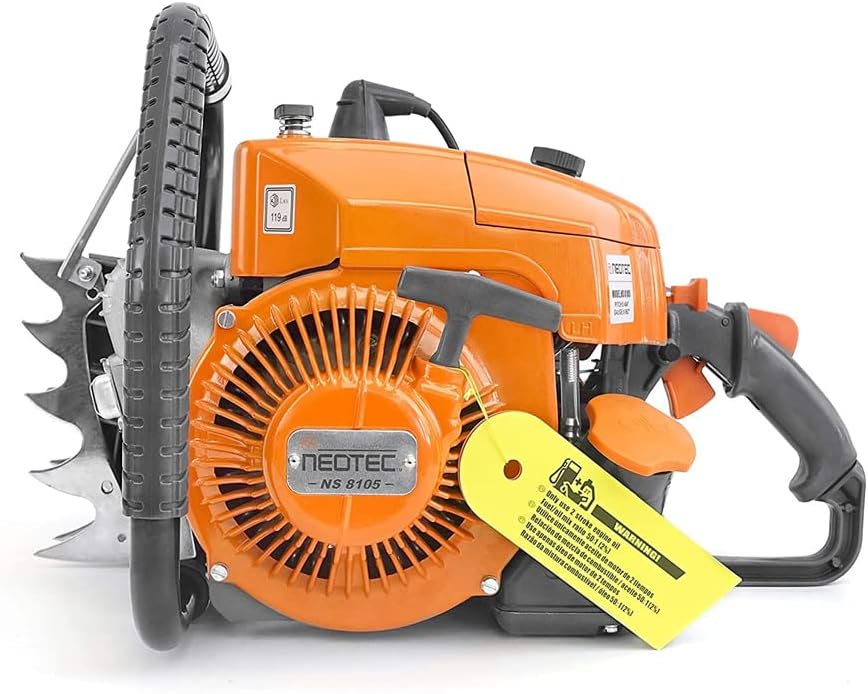 NEO-TEC NS8105 36 inch Gas Chainsaw with Guide Bar Chain,2-Cycle Power Head 105cc Power Chain Saw 4.8KW 6.5HP Gasoline Chainsaws