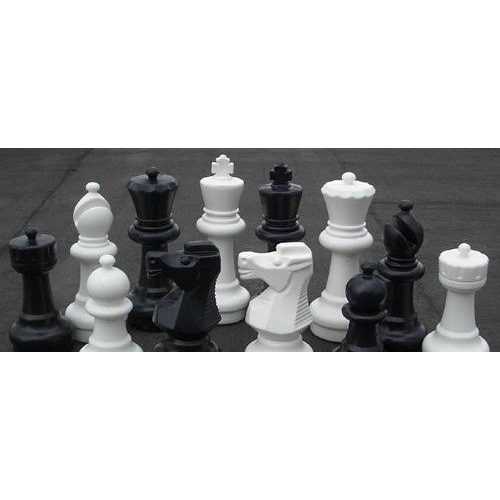 MegaChess 12 Giant Plastic Chess Set with Plastic Board - Sports Supplies Online Store
