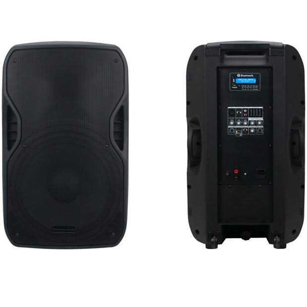 American Audio ELS-GO-15BT Rechargeable 15x22 2-Way Powered PA Speaker with Bluetooth