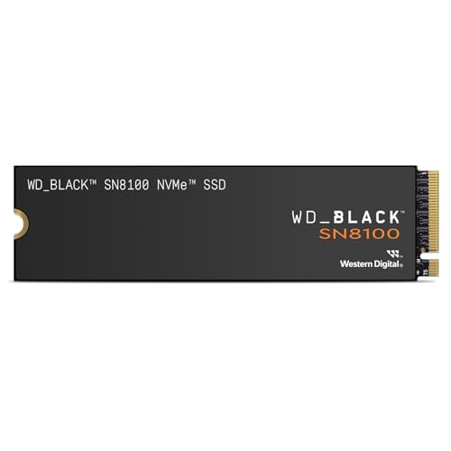 WD_BLACK 1TB SN8100 NVMe SSD Internal Solid State Drive - Gen 5 PCIe 5.0x4, M.2 2280, Seq. Read Speeds Up to 14,900 MB/s, Best for AI Applications