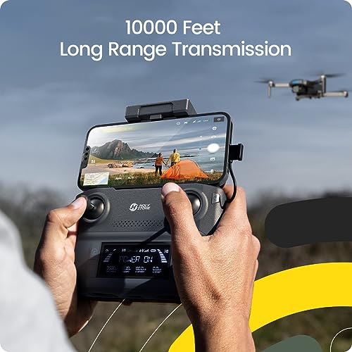 Holy Stone GPS Drone with 4K UHD Camera for Adults Beginner; HS360S 249g Foldable FPV RC Quadcopter with 10000 Feet Control Range, Brushless Motor