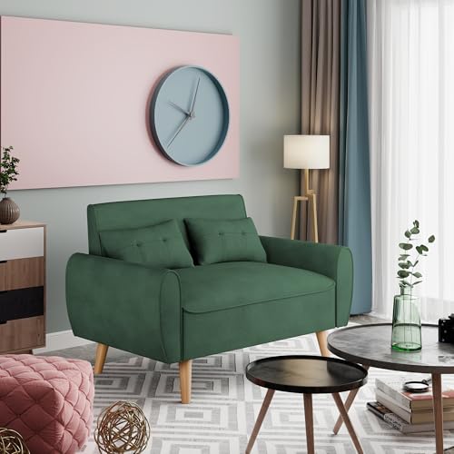 Vongrasig 47" Small Modern Loveseat Sofa