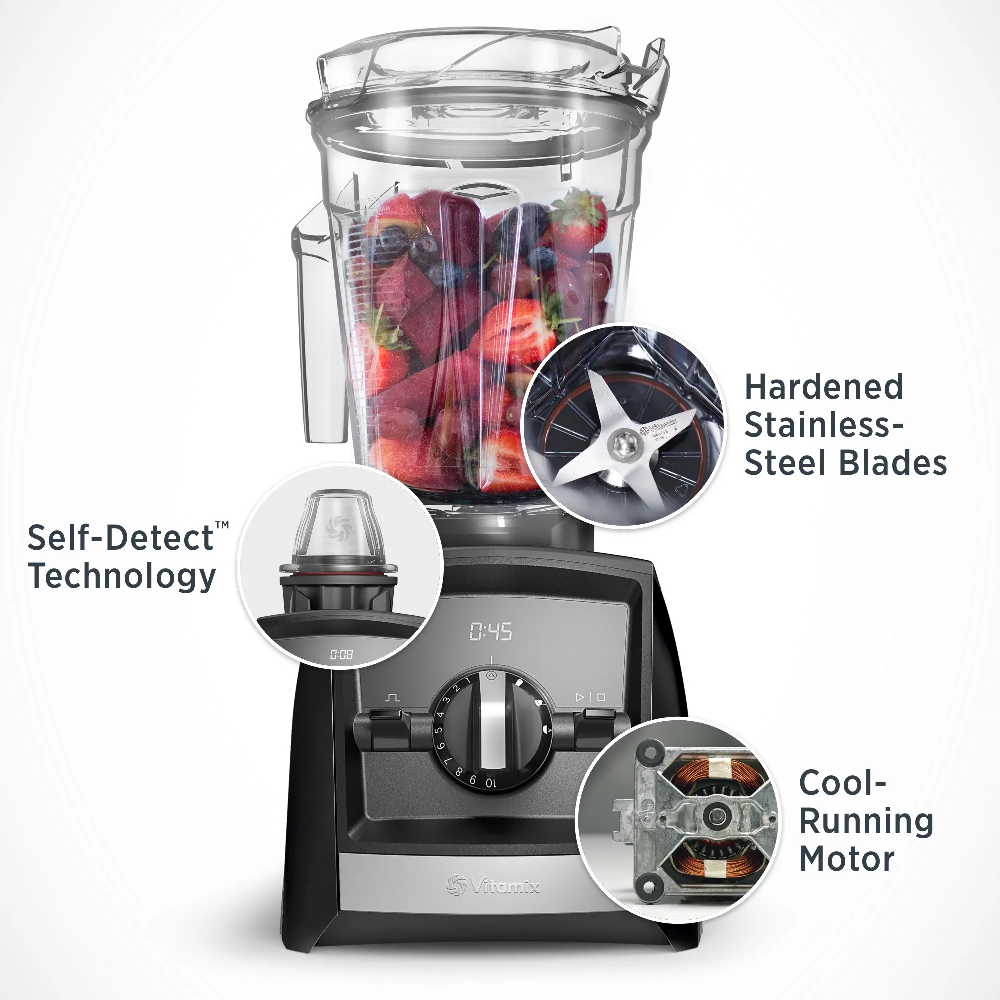 Restored Premium Vitamix Ascent Series A2500 Blender (Refurbished)