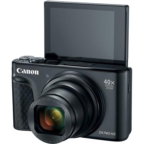 Canon PowerShot SX740 HS Digital Camera | 20.3MP CMOS Sensor, 40x Optical Zoom, 4K UHD Video