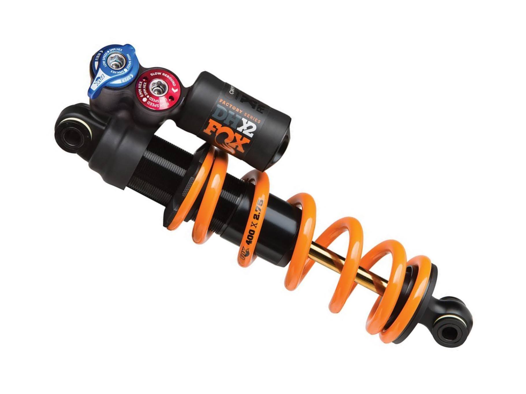 Fox DHX2 Factory Rear Shock Metric 230x65mm 2-Position Lever Ti-Nitride Coat