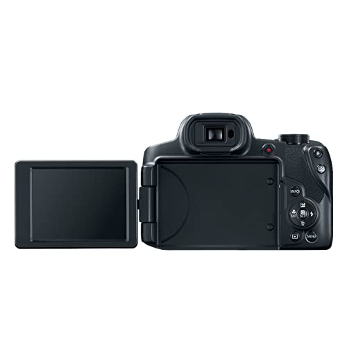 Canon Powershot SX70 20.3MP Digital Camera 65x Optical Zoom Lens 4K Video 3-inch LCD Tilt Screen (Black)