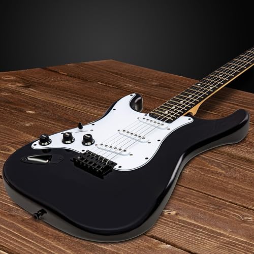 LyxPro Electric Guitar 39" inch Complete Beginner Starter kit Full Size with 20w Amp, Package Includes All Accessories, Digital Tuner, Strings, Picks