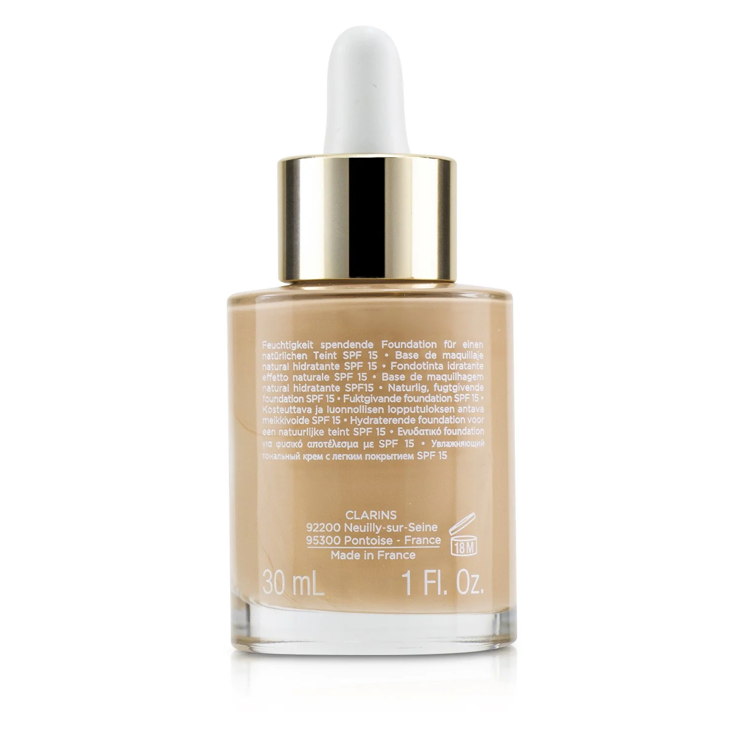 Clarins Skin Illusion Natural Hydrating Foundation SPF 15 # 105 Nude  30ml/1oz