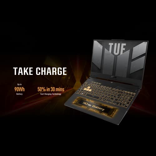 ASUS TUF Gaming A15 (2022) Gaming Laptop, 15.6" 300Hz FHD Display, AMD Ryzen 7 6800H CPU, GeForce RTX 3060 GPU, 16GB DDR5 RAM, 512GB PCIe SSD