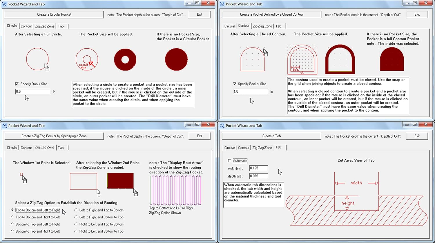 CAD-CAM CNC Mill Software for Mach 3-4, Linux CNC, EMC2, Fanuc, CNC 3040. Design your part and generate the g-code with a single easy to use software