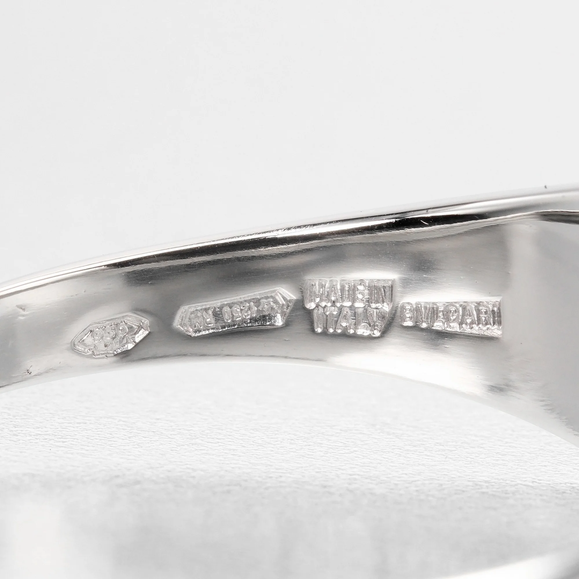 Pre-Owned Bvlgari Corona Solitaire Ring No. 19 0.575ct/VS1/E/1EX Pt950 Platinum Diamond BVLGARI (Like New)