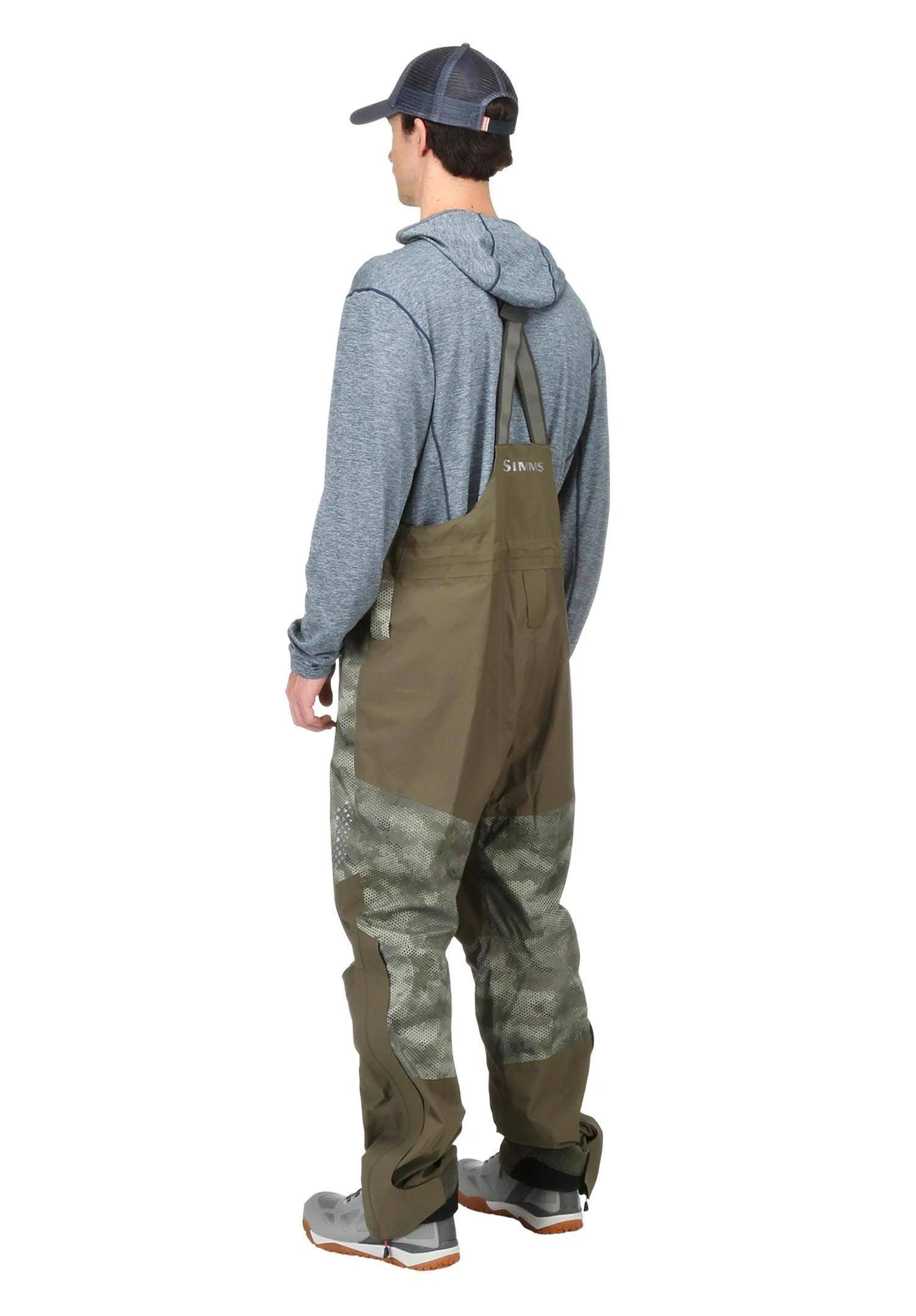 Simms Challenger Bib - XL Hex Camo Storm