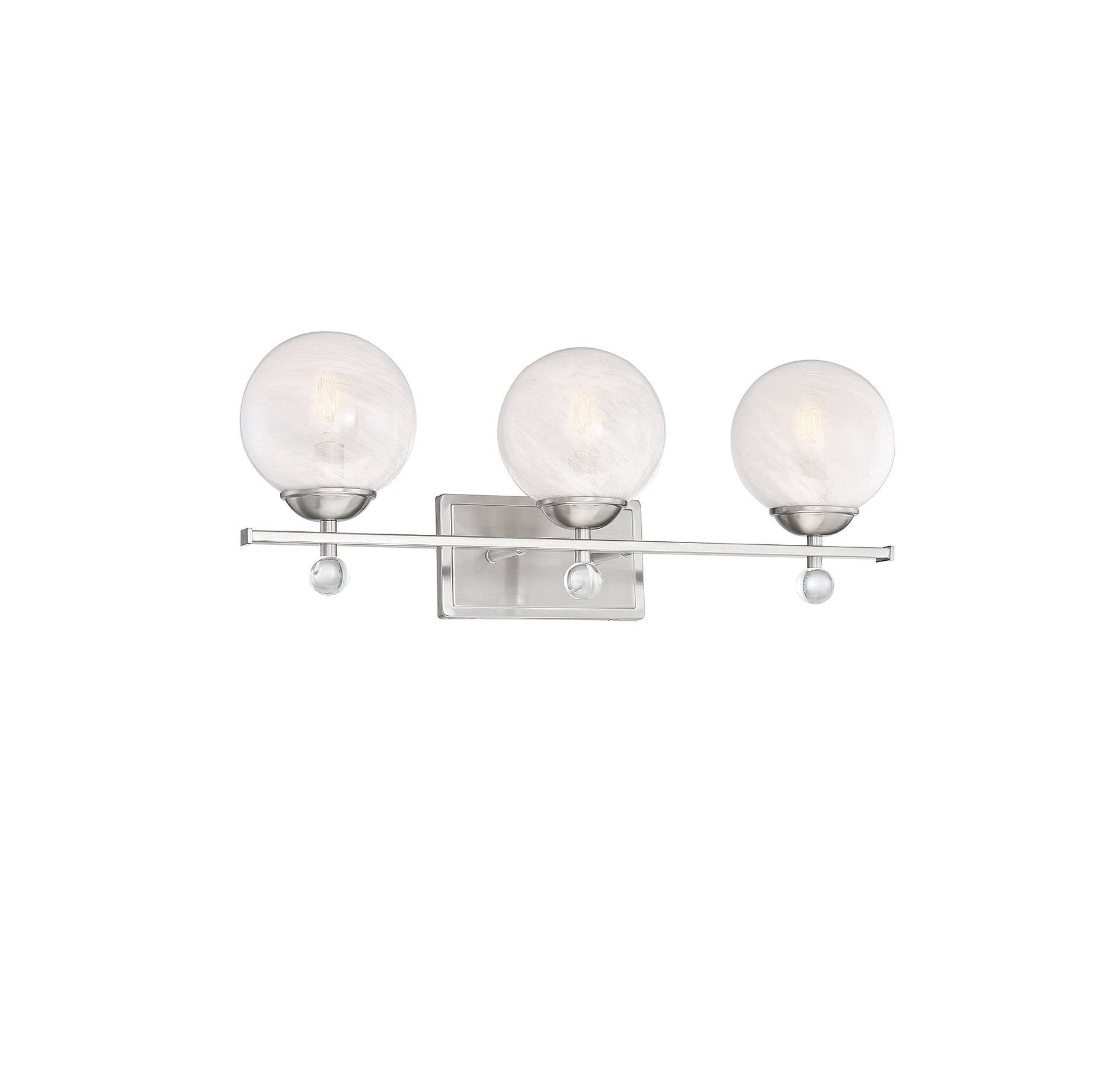 Savoy House 8-4500-3-SN Medina Satin Nickel 3 Light Bath