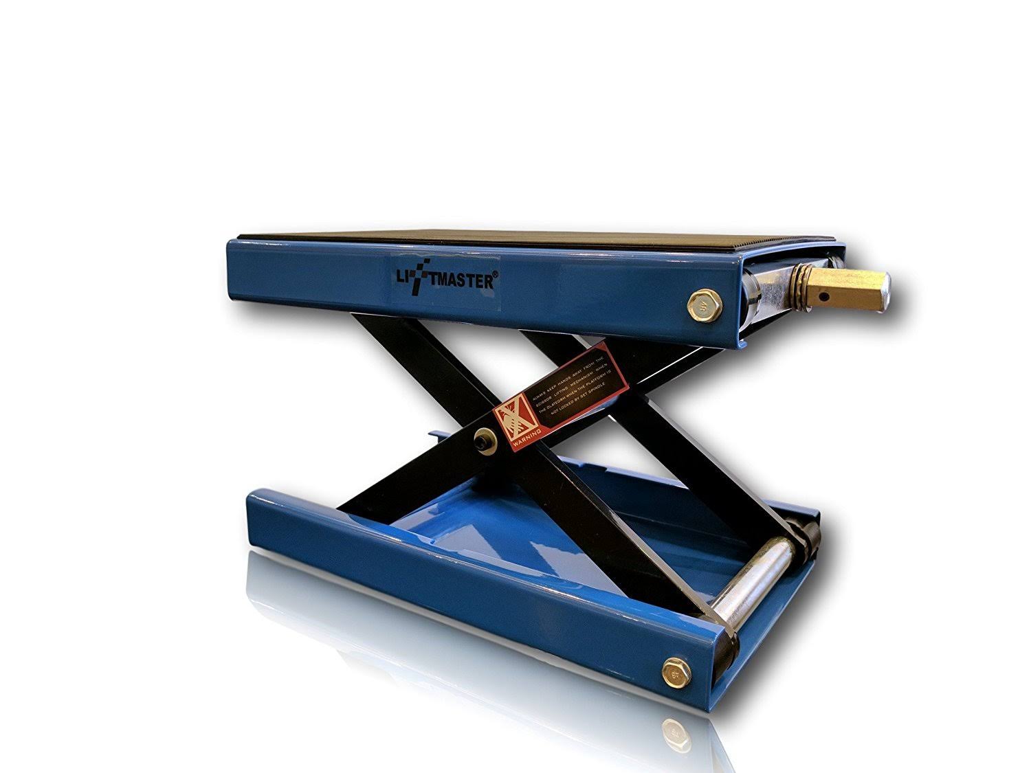 Liftmaster 1100 lb Wide Deck Motorcycle Center Scissor Lift Jack Hoist Stand