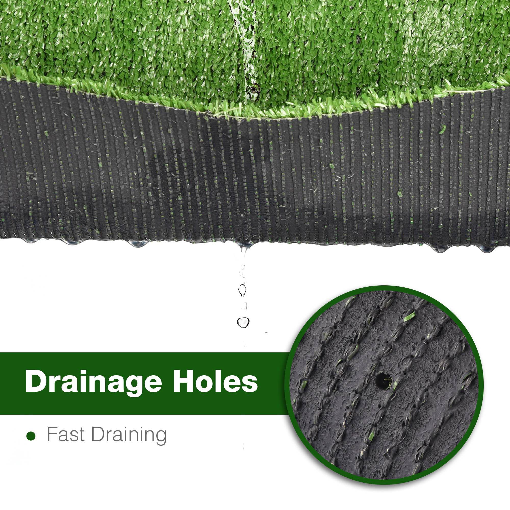 Yescom 65x5 Ft Artificial Grass Mat Fake Lawn Pet Turf Synthetic Green Garden Outdoor - Radiant Selections