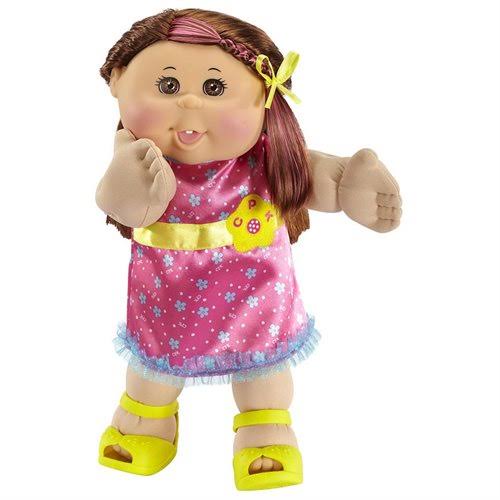 Cabbage Patch Kids Doll, Caucasian Girl with Brunette Hair