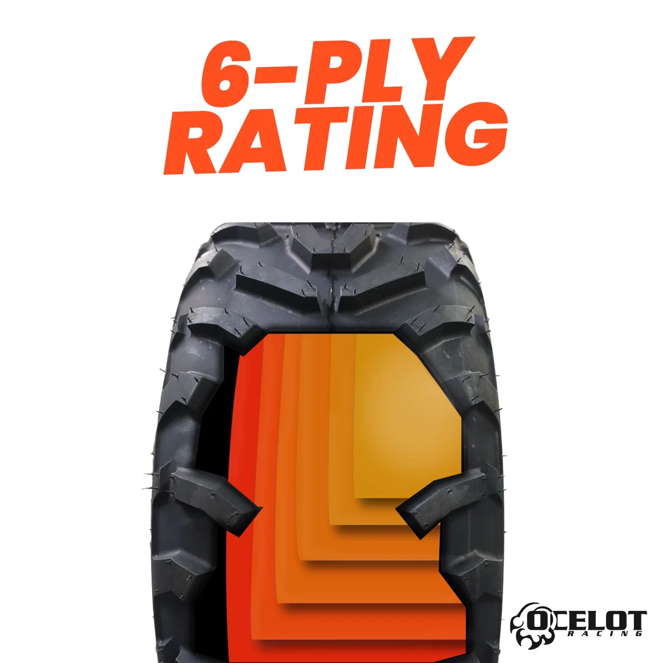 22 x 9 - 10 Ocelot P367 ATV Tire
